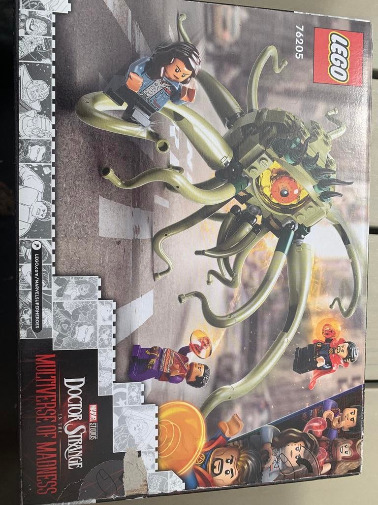 Lego nieuw in doos Dr. Strange Multiverse of Madness 76205, Ophalen of Verzenden, Zo goed als nieuw