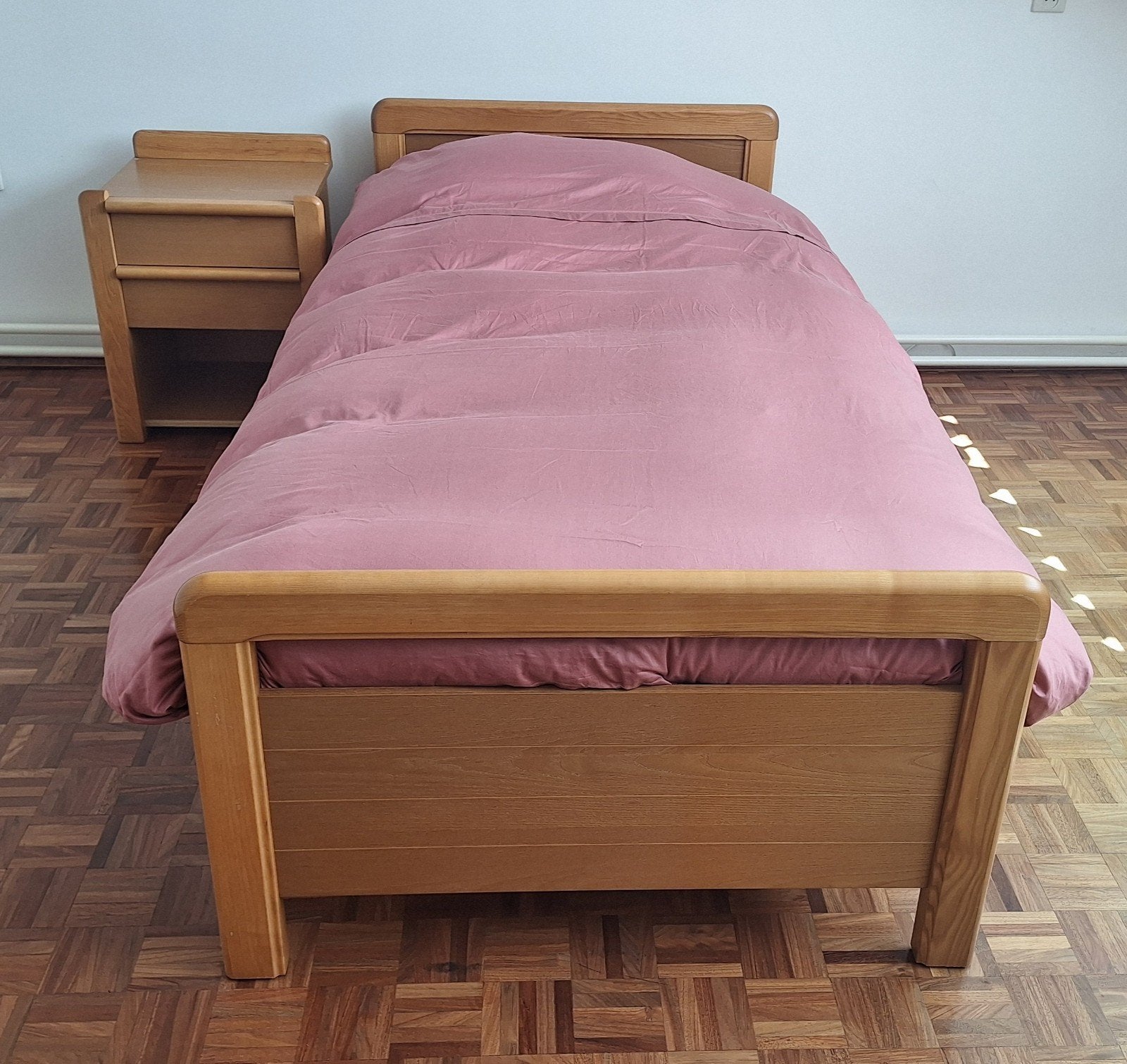 Vroomshoop 1-persoonsbed + elektrische lattenbodem Ciar, Ophalen, Verstelbaar, 90 cm, Eenpersoons