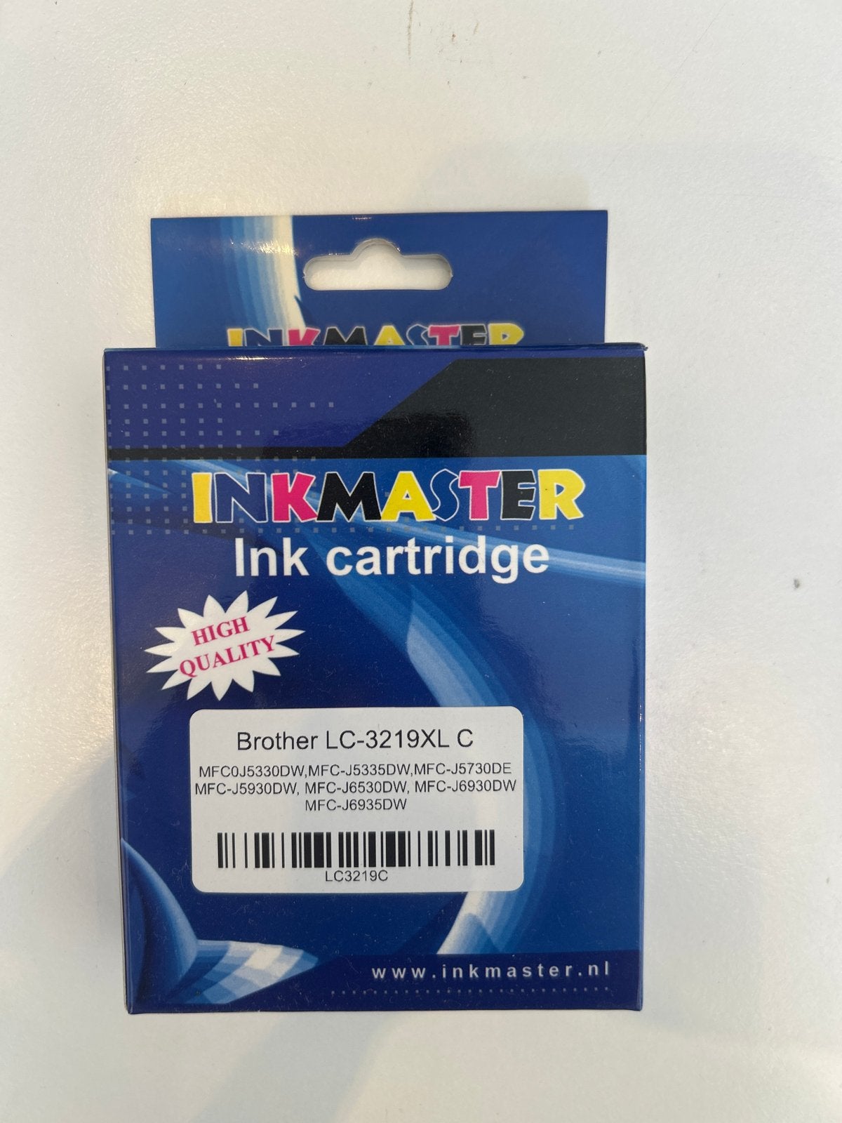 INKMASTER Brother LC-3219XL C Inktcartridge - Hoge Kwaliteit, Computers en Software, Ophalen of Verzenden, Nieuw, Cartridge
