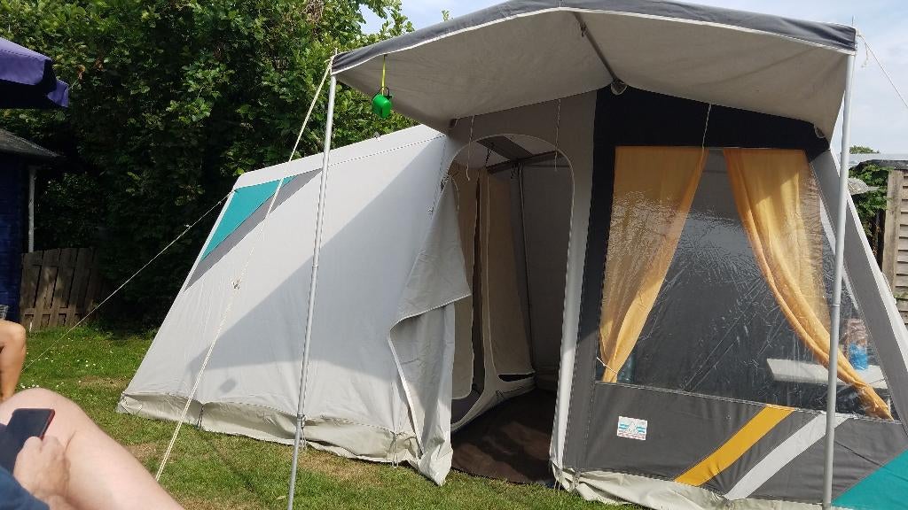 Bungalowtent 3 personen, Caravans en Kamperen, Tenten, tot en met 3, Gebruikt, Ophalen