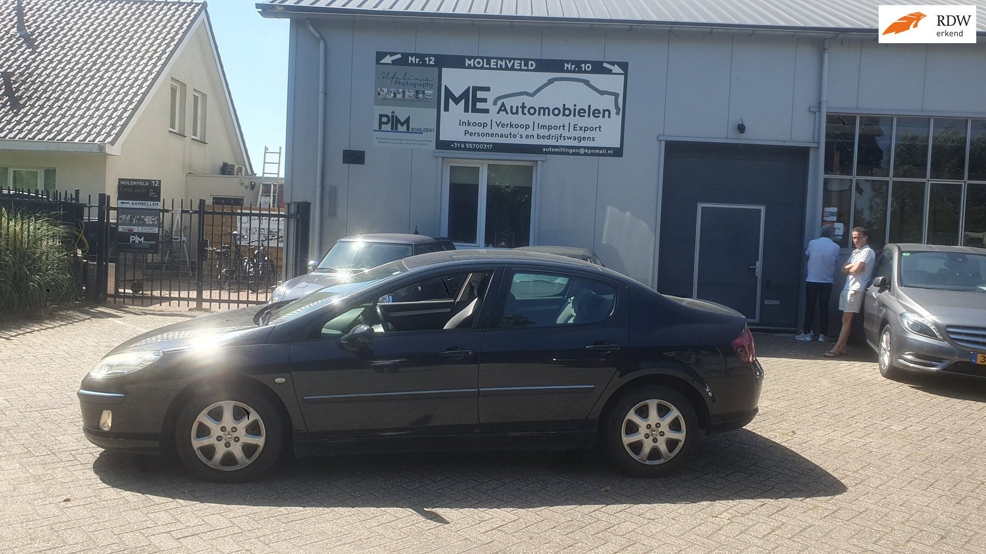 Peugeot 407 1.8-16V XR Pack APK:02-2027 RIJDT 100%, Auto's, 125 pk, Gebruikt, 1749 cc, Zwart