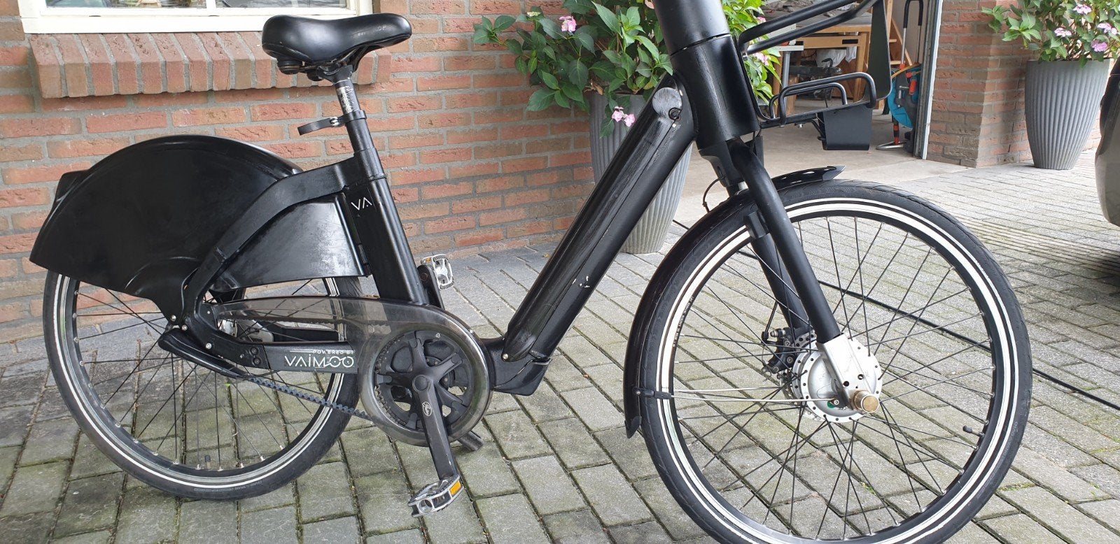 Vaimoo E-bike - Elektrische fiets met voorrek, Fietsen en Brommers, Gebruikt, 51 tot 55 cm, 30 tot 50 km per accu, Ophalen