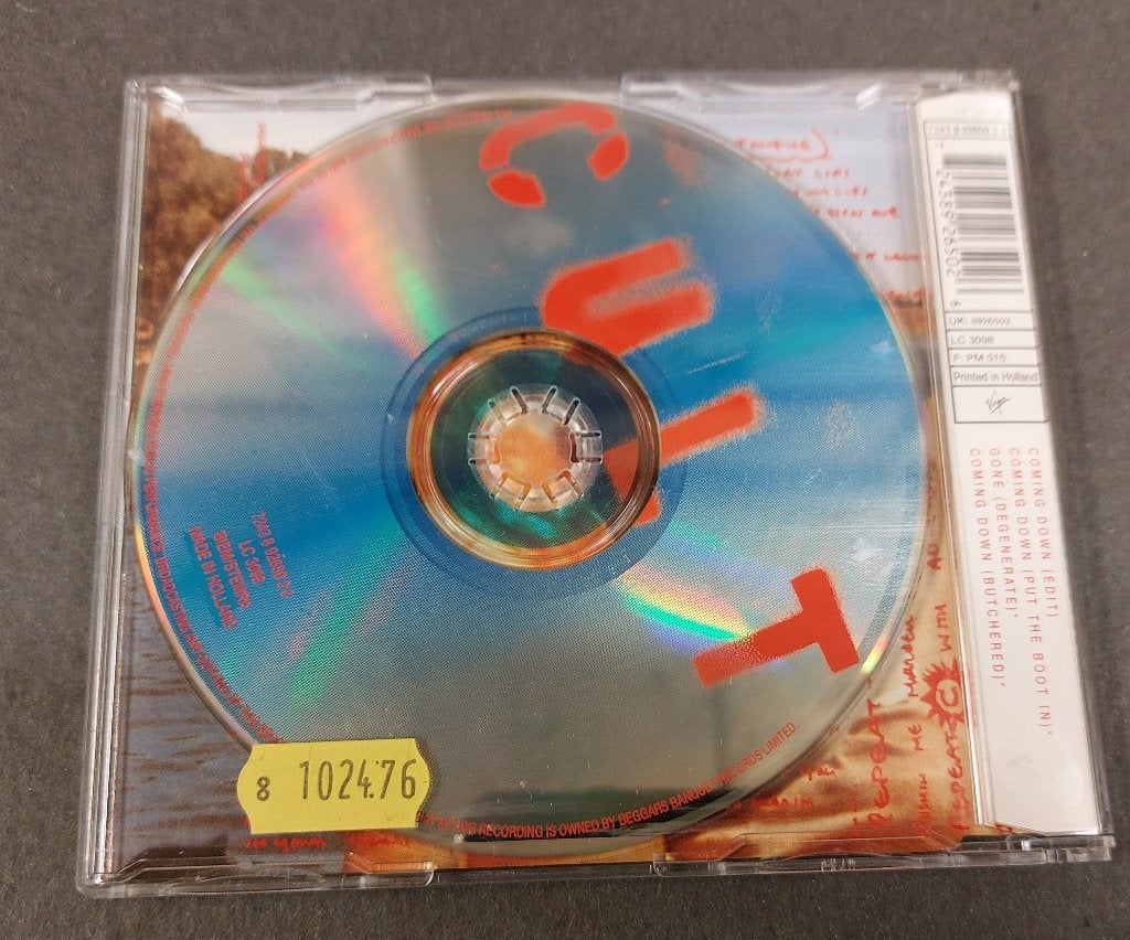 The Cult CD-SINGLE Coming Down NIEUW, Verzenden, Nieuw in verpakking, Rock en Metal