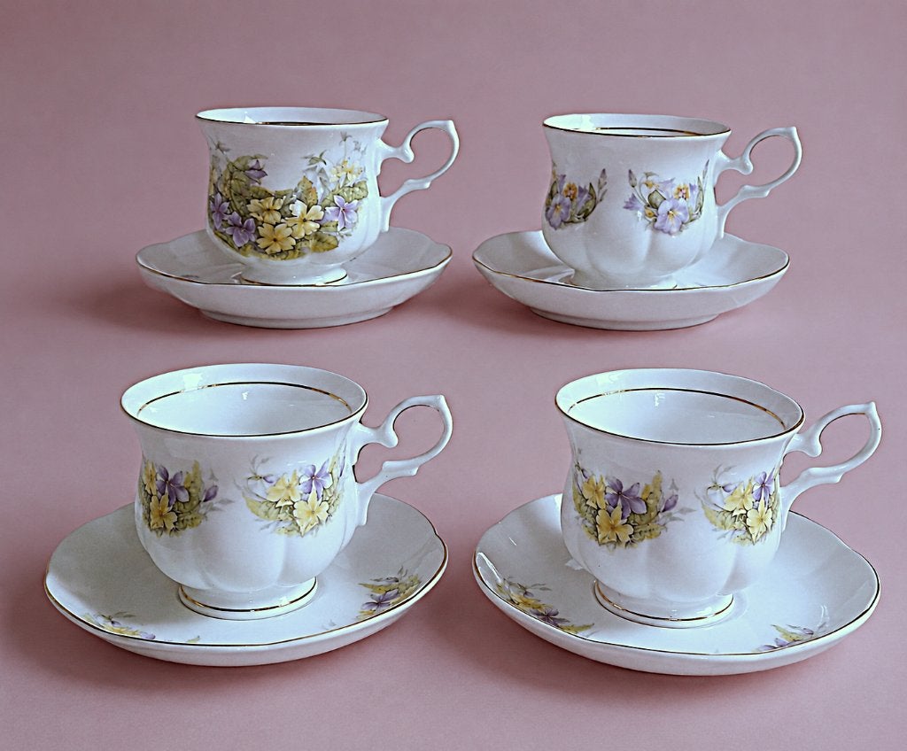 Cambridge Garden Collection Fine Bone China Kop en Schotels, Ophalen of Verzenden