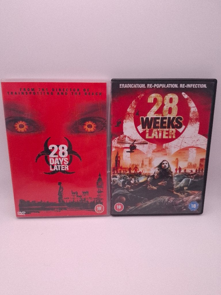 28 days later / 28 weeks later dvd, Cd's en Dvd's, Dvd's | Horror, Vanaf 16 jaar, Ophalen of Verzenden, Zo goed als nieuw, Vampiers of Zombies