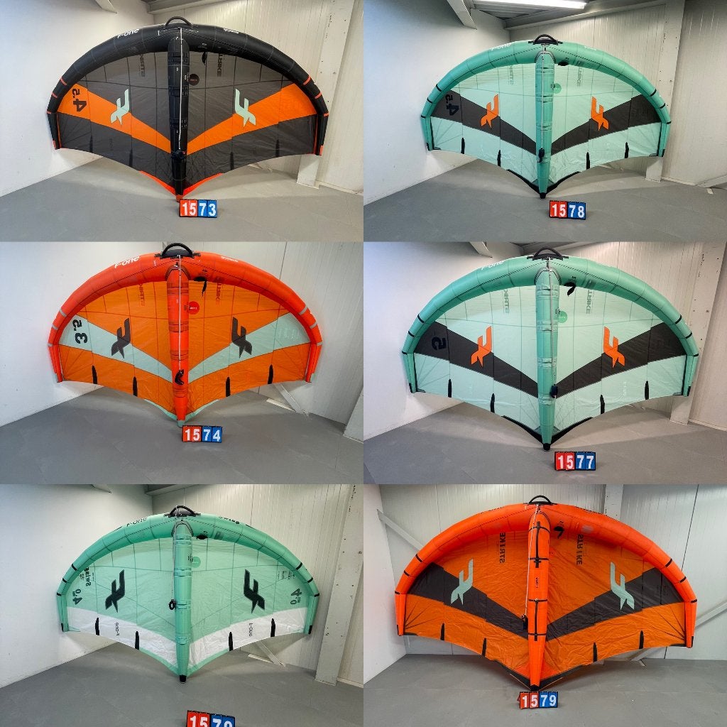 F-one Strike/Swing V4-V5 (verschillende maten), Watersport en Boten, Wingsurfen, Ophalen of Verzenden, Gebruikt, Wingsurf-wing
