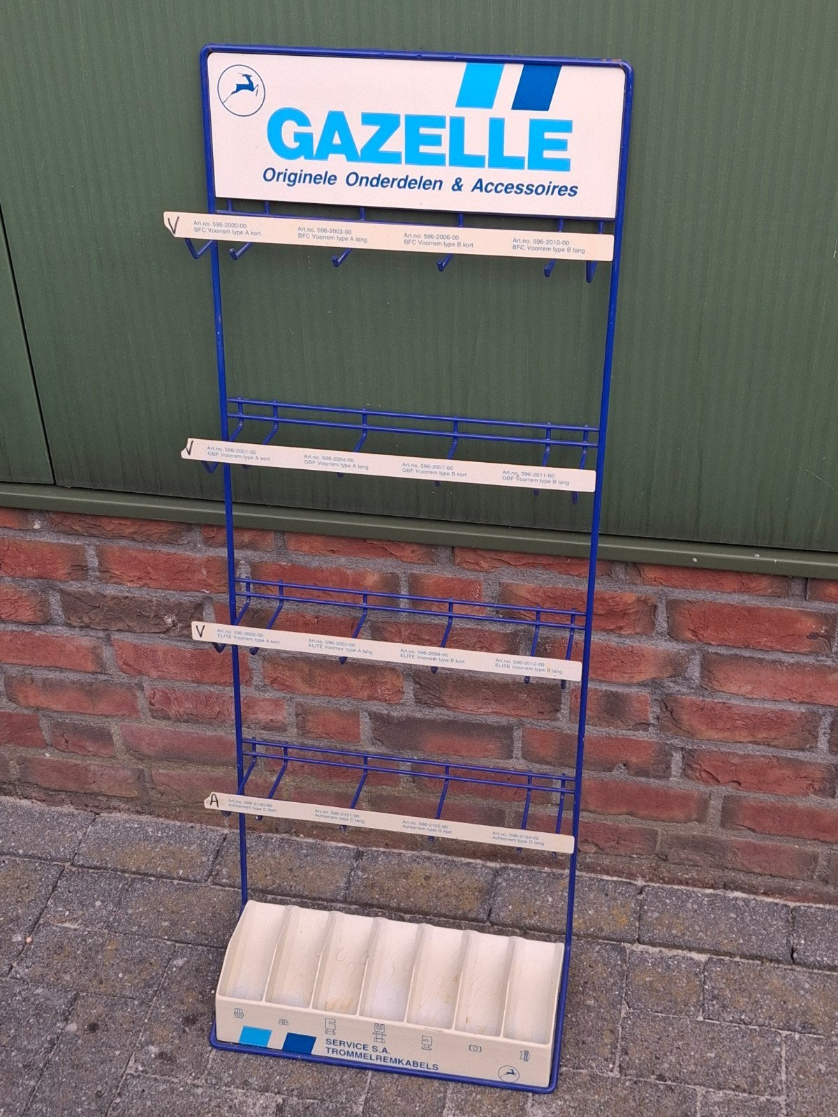Gazelle fietsen winkeldisplay / winkelrek, Ophalen, Zo goed als nieuw, Reclamebord