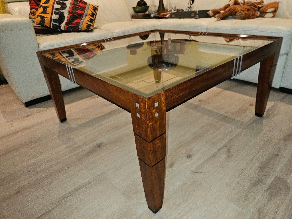 Schuitema decoforma  salontafel, Huis en Inrichting, Tafels | Salontafels, Gebruikt, 50 tot 100 cm, 50 tot 100 cm, Rechthoekig