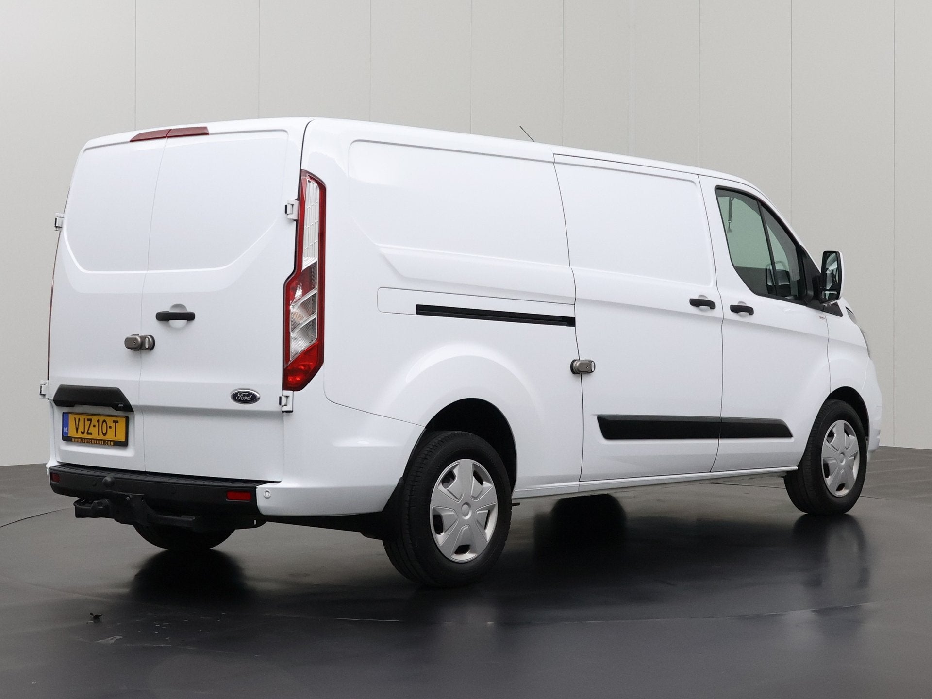 Ford Transit Custom 2.0TDCI 170PK Automaat Lang | Werkplaats, Auto's, Stof, 4 cilinders, Wit, Origineel Nederlands