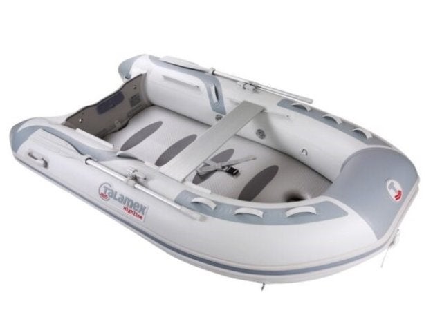 rubber boot zo goed als nieuw, Watersport en Boten, Rubberboten, Ophalen, Airdeck, Inclusief motor, 1 m