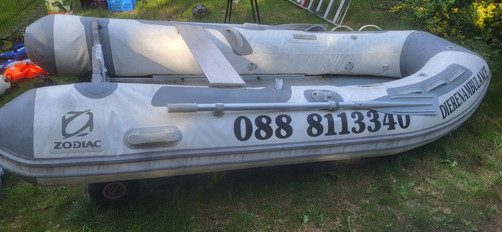 Zodiac rubberboot 3,20 mtr zeer compleet!, Ophalen, Peddels, Aluminium, Zodiac