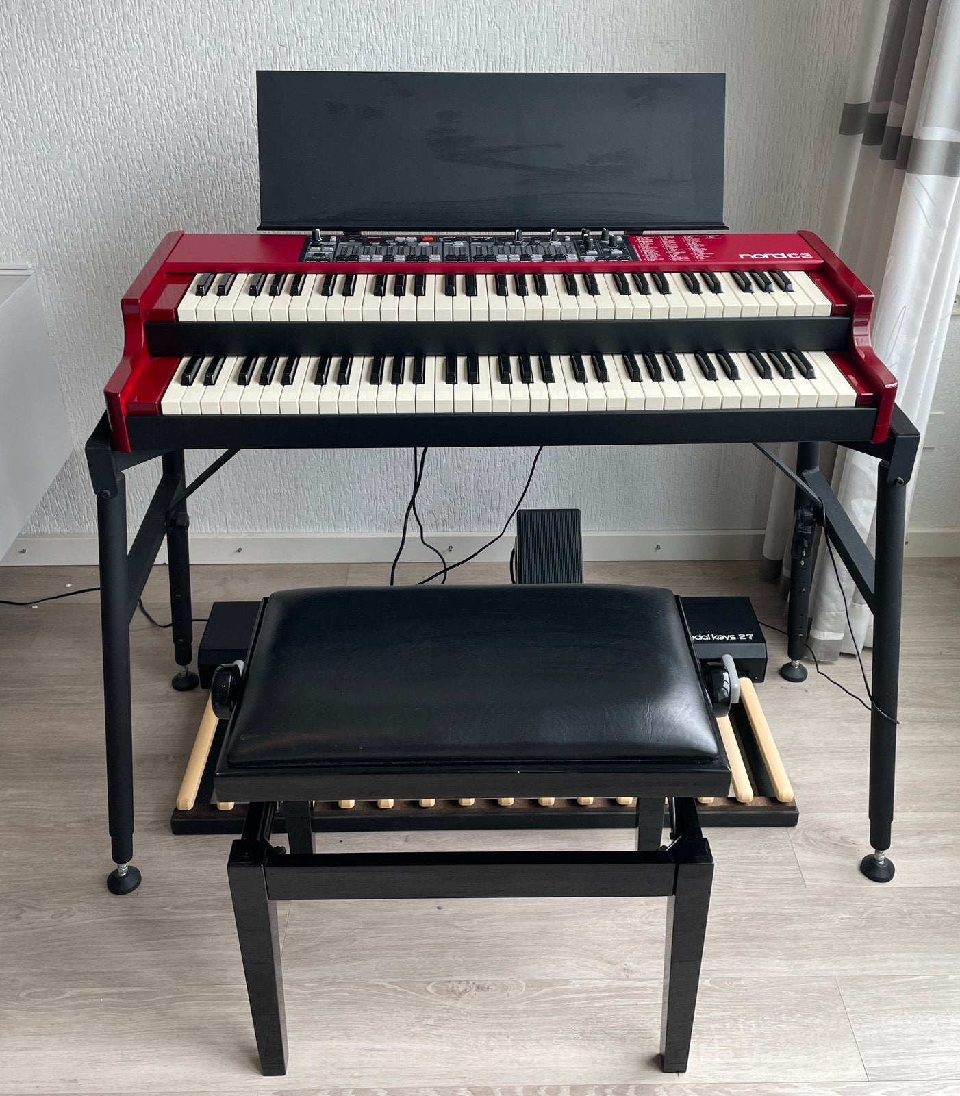 Nord C2 combo organ, Muziek en Instrumenten, Ophalen, Zo goed als nieuw, 2 klavieren, Orgel