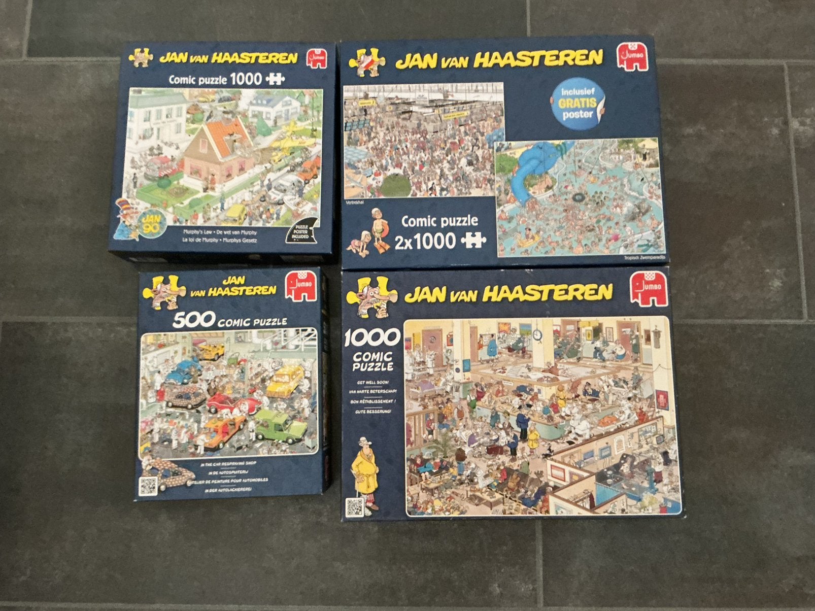 Jan van haasteren, Hobby en Vrije tijd, Denksport en Puzzels, Ophalen of Verzenden, 500 t/m 1500 stukjes, Zo goed als nieuw