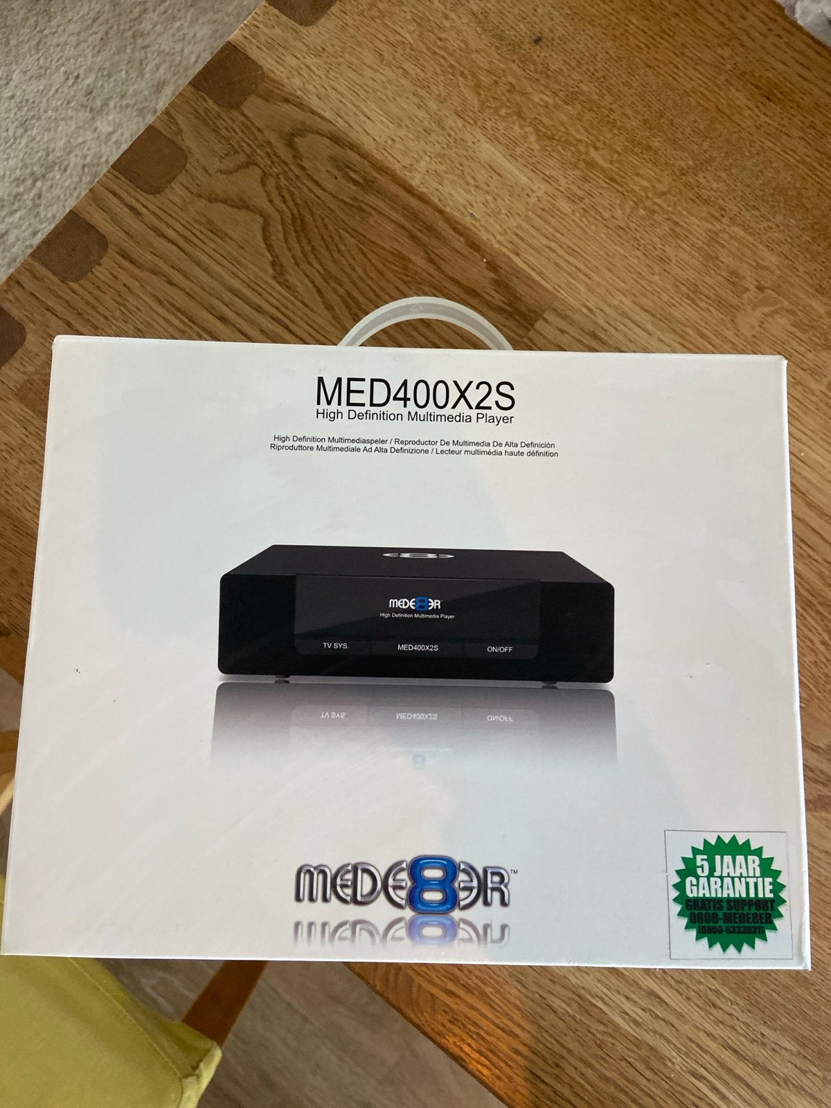 High Definition Mediaspeler MED400X2S, Audio, Tv en Foto, Ophalen of Verzenden, Nieuw, HDMI, Zonder harde schijf