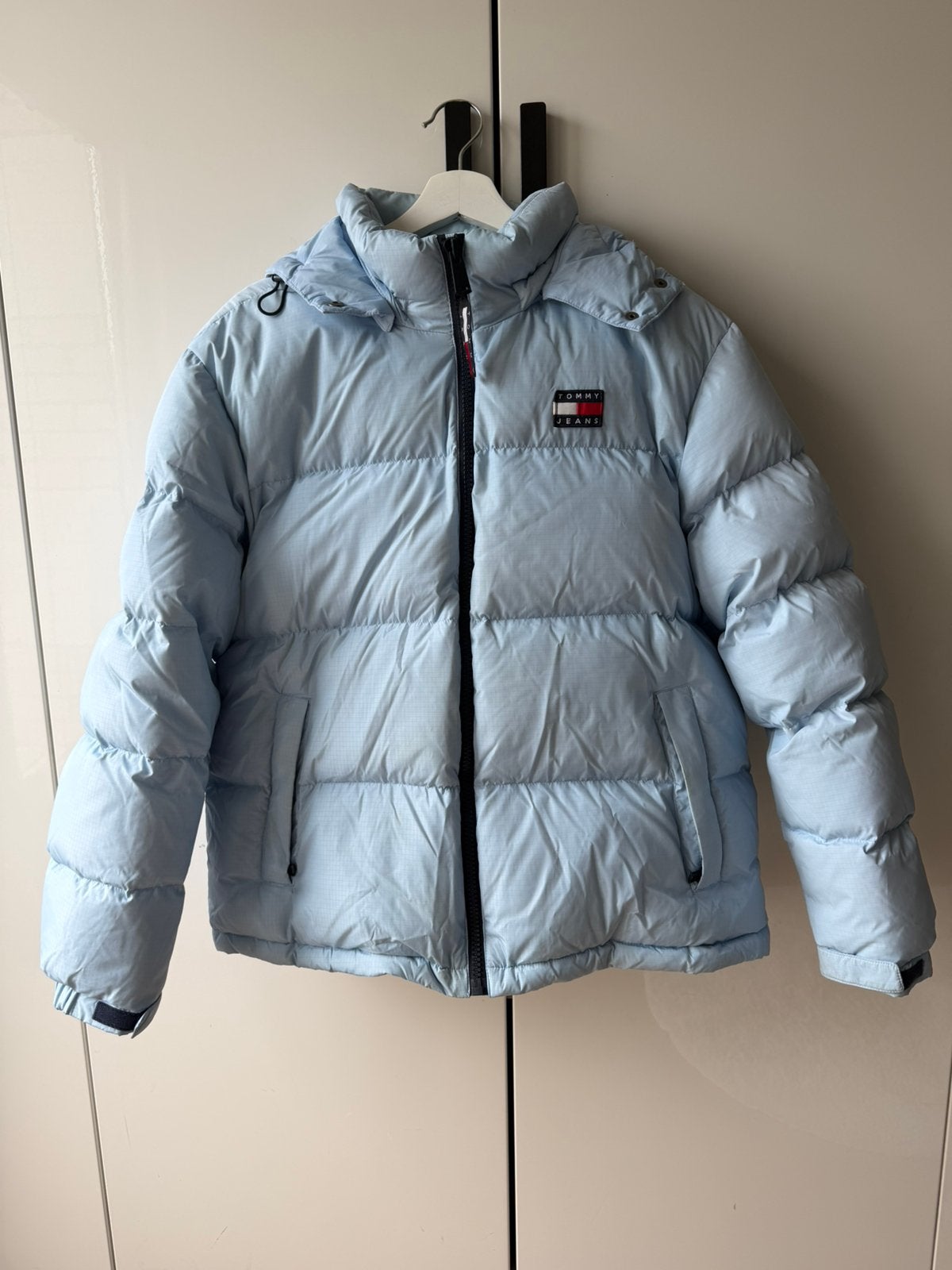 Tommy jeans puffer jas, Ophalen of Verzenden, Zo goed als nieuw, Maat 42/44 (L), Jack