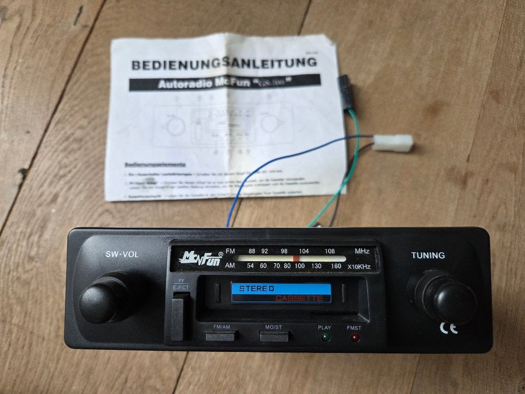 autoradio, Ophalen, Gebruikt