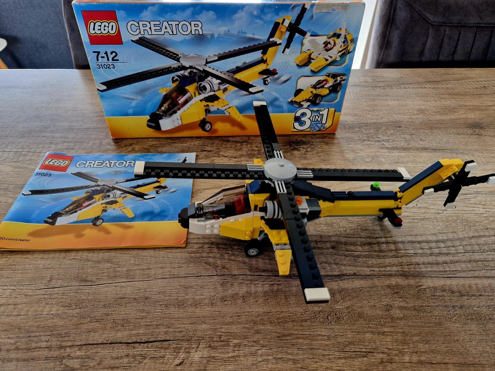 Lego Creator 31023 Gele Straaljager 3-in-1 set, Inclusief instructies, Gebruikt, Lego, Ophalen of Verzenden
