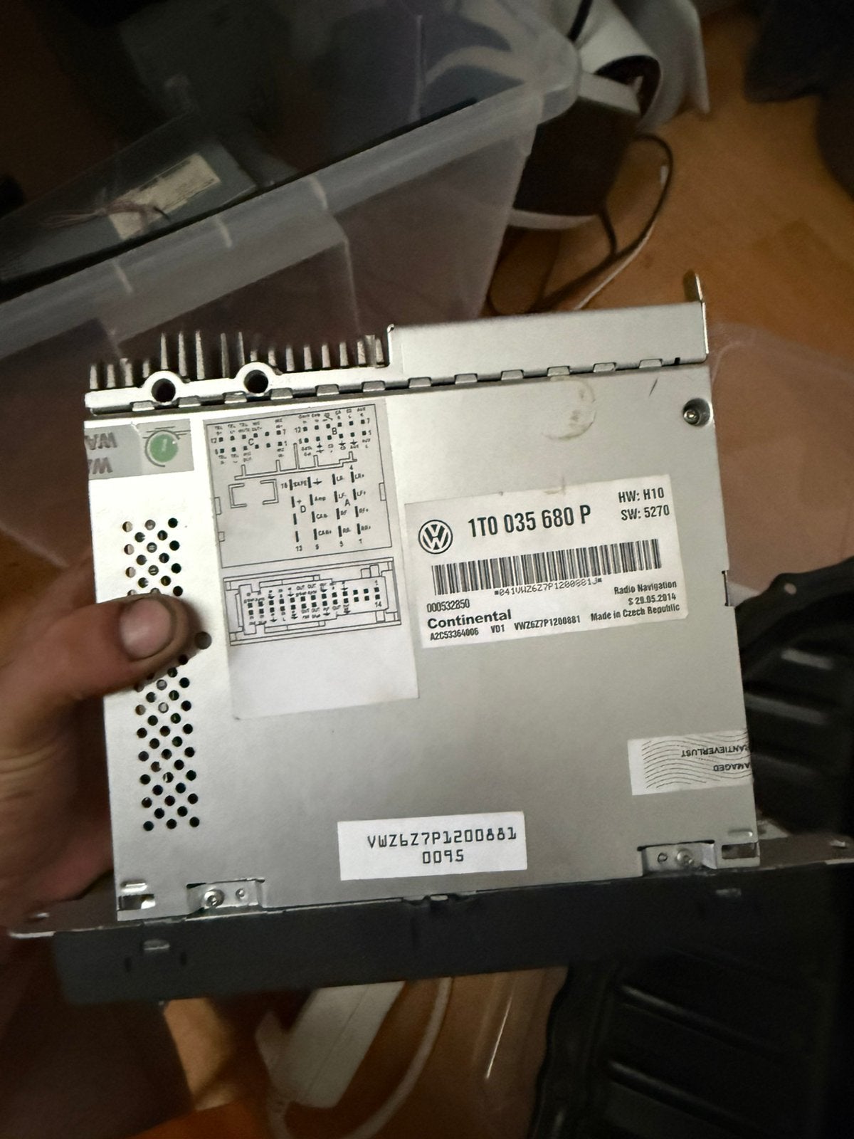 Vw rns 510, Ophalen, Zo goed als nieuw