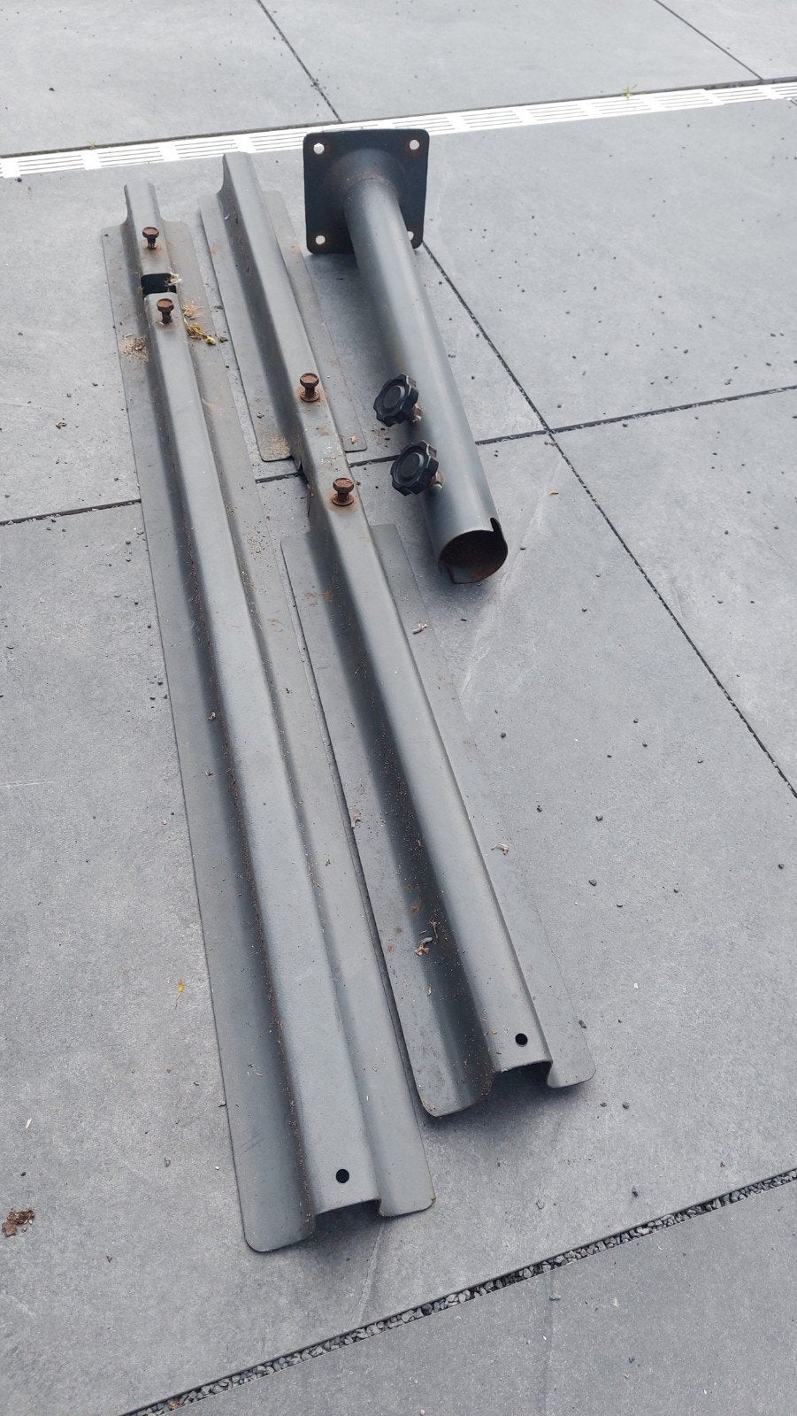 Parasol standaard voor zweefparasol, Ophalen, Zweefparasol