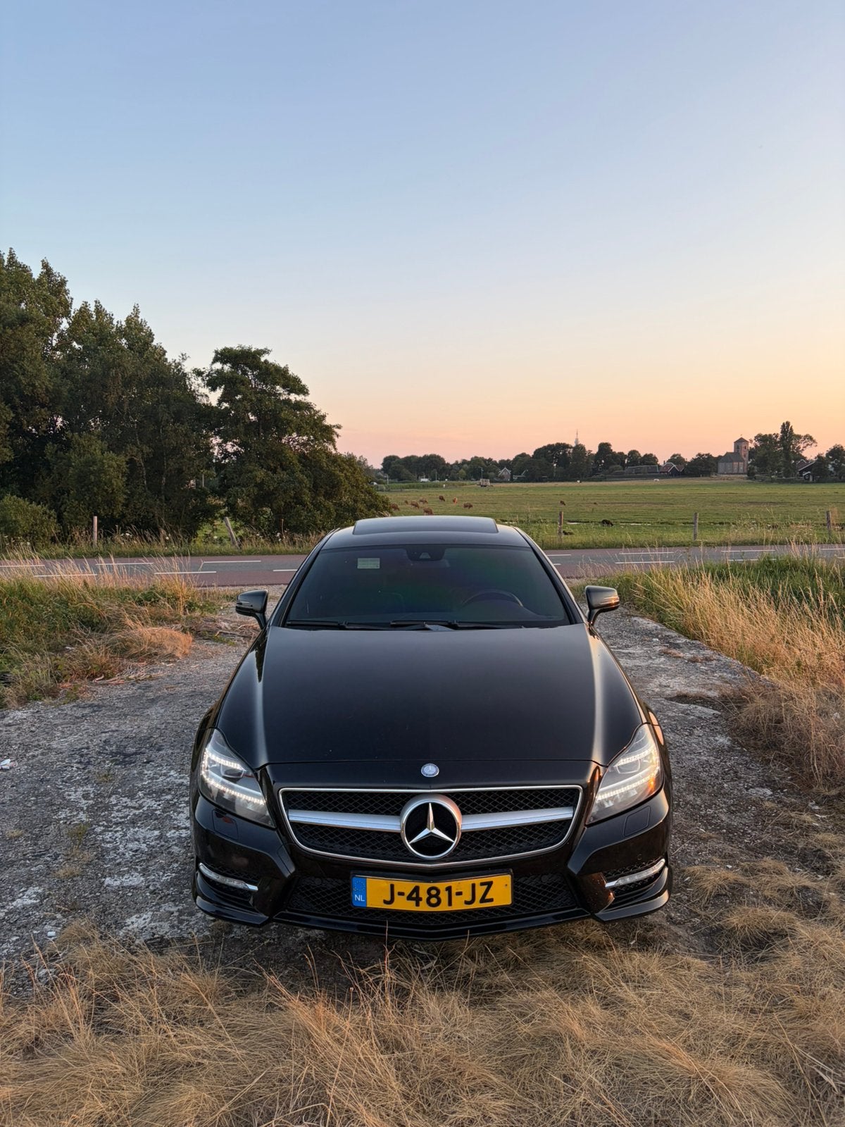 Mercedes-Benz CLS 500 v8 2011 Zwart, Auto's, Mercedes-Benz, Achterwielaandrijving, 8 cilinders, 4 stoelen, 11 km/l