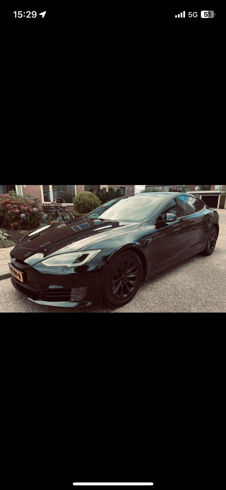 Tesla Model S 2017 black, free superchargen, Auto's, Tesla, Model S, Zwart, Hatchback, 29 min