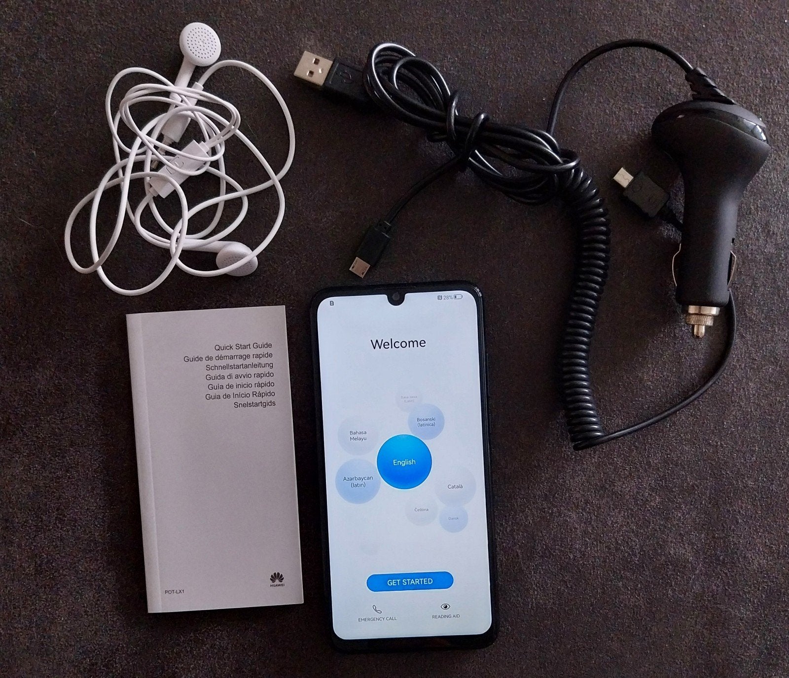 Huawei P Smart 2019 met toebehoren, Telecommunicatie, Ophalen, Gebruikt, Blauw