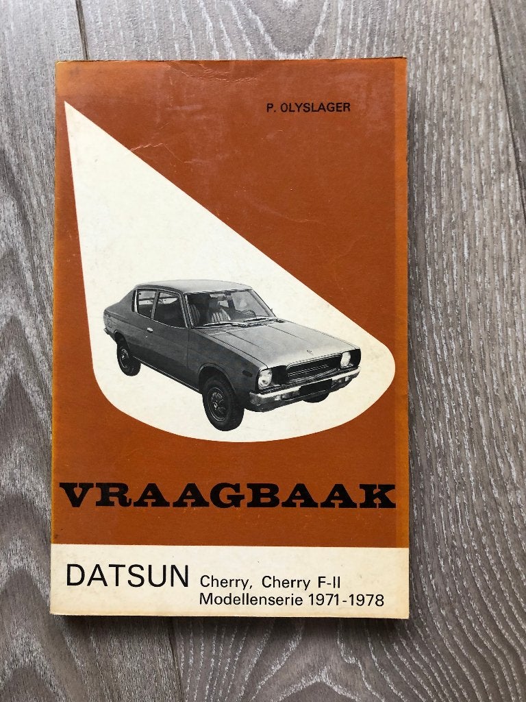 Vraagbaak Datsun Cherry, Cherry F-II, 100A & 120A 1971-1978, Ophalen of Verzenden