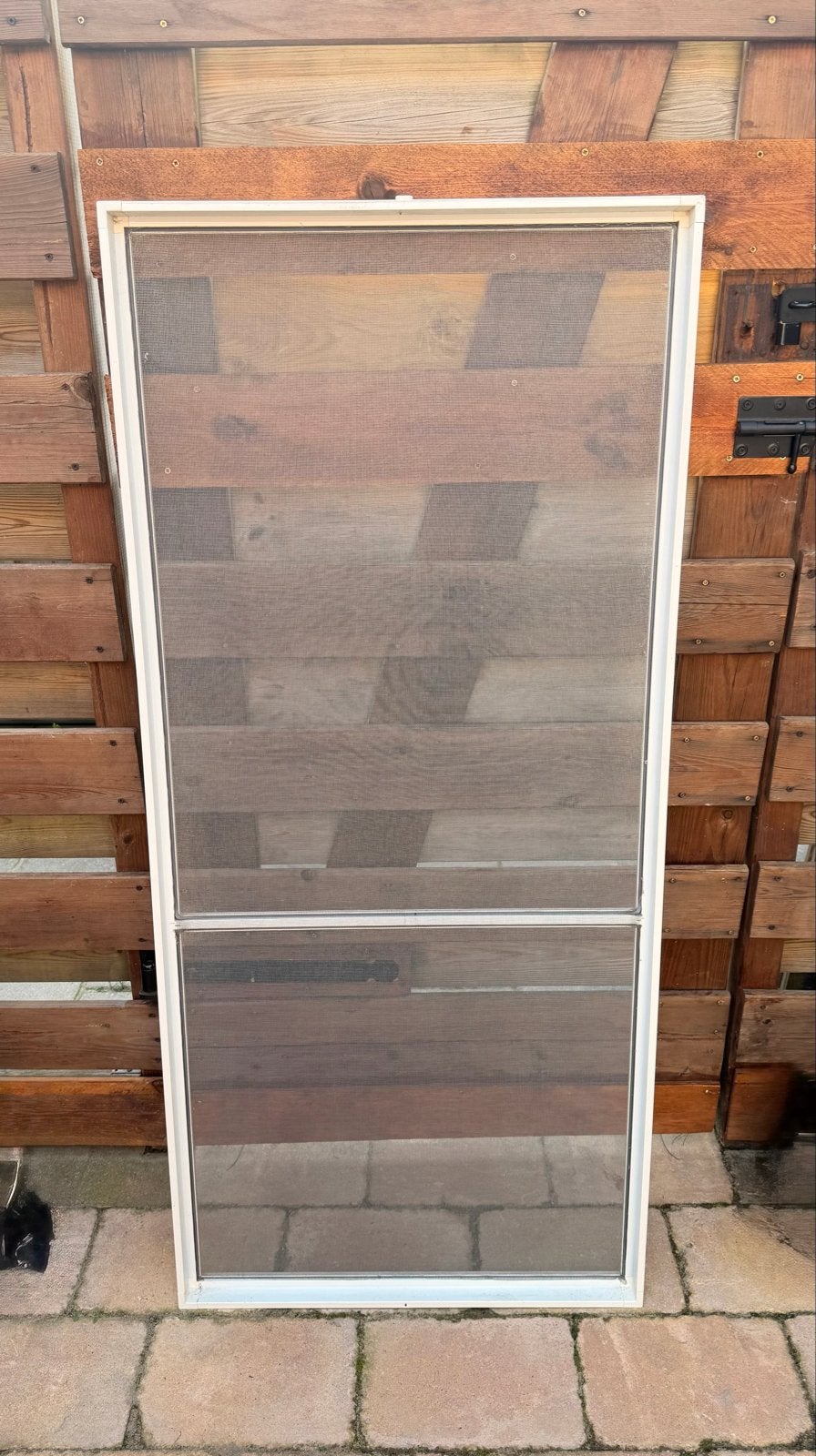Hor op maat gemaakt  - Wit frame, Ophalen, Gebruikt, Minder dan 80 cm, Hordeur