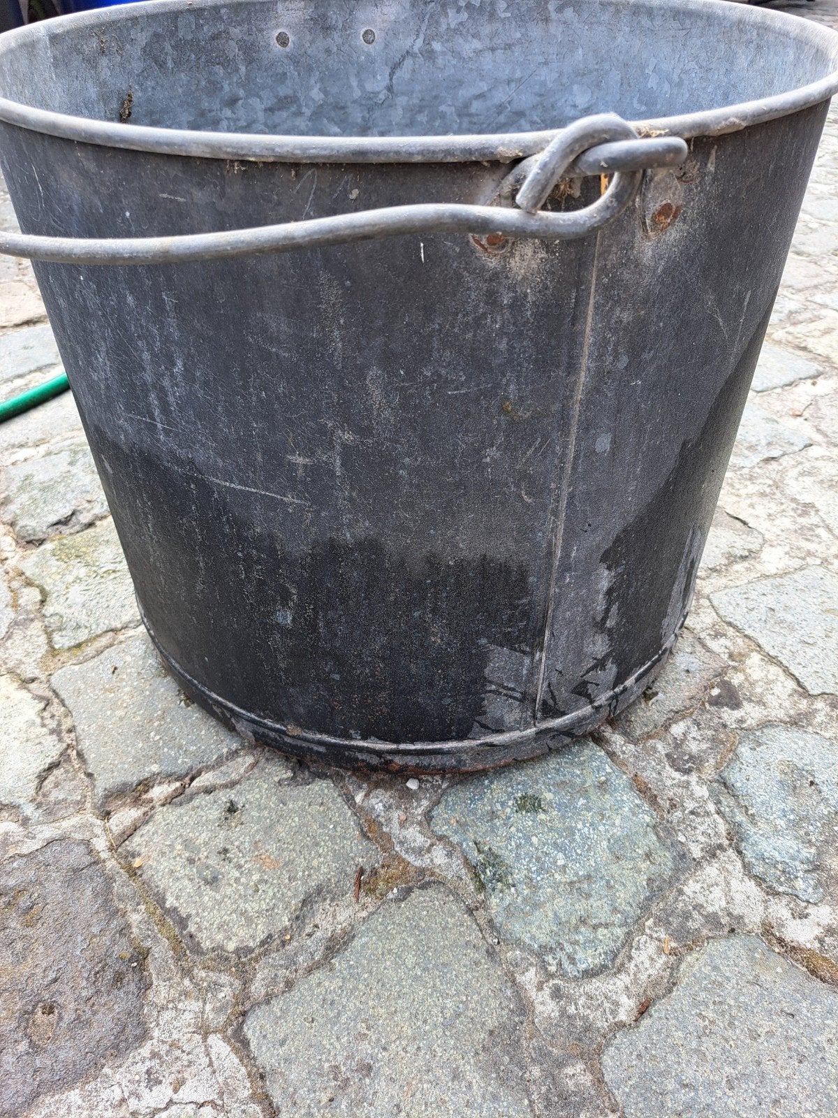 zinken emmer/ pot, Ophalen, Rond, 30 tot 60 cm