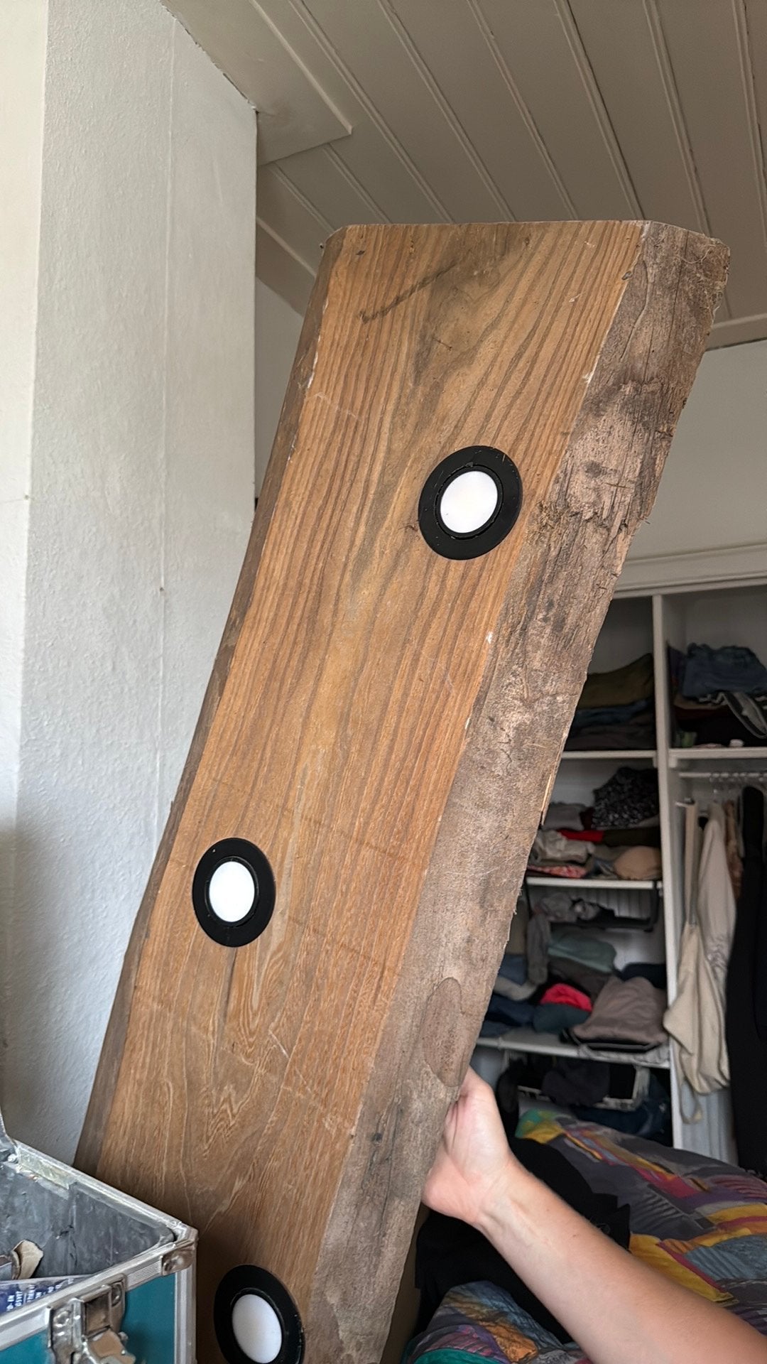 Boomstam lamp 220cm, Ophalen, Zo goed als nieuw