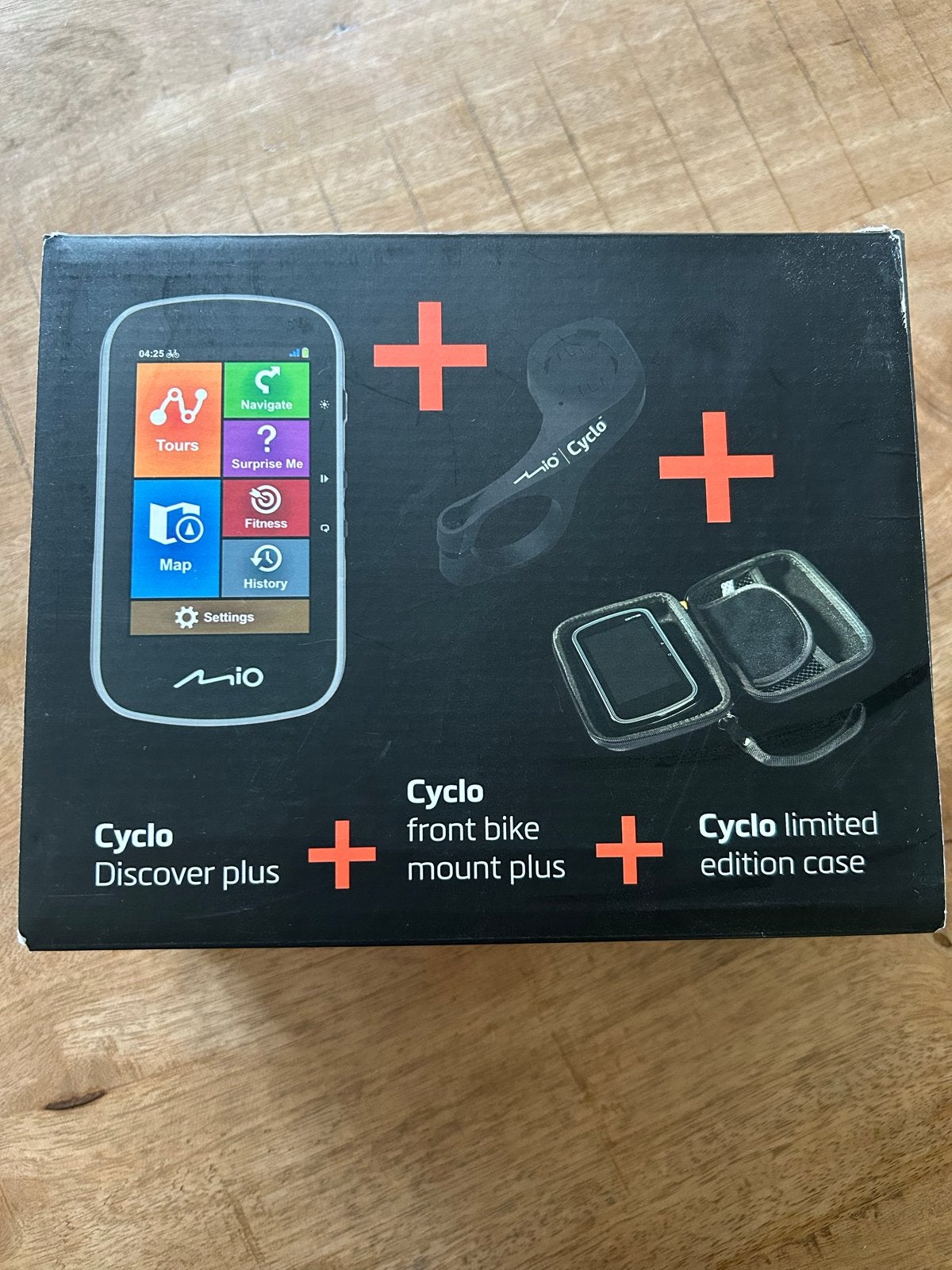 Mio Cyclo Discover Plus fietsnavigatie met accessoires, Fietsen en Brommers, Fietsaccessoires | Fietscomputers, Ophalen of Verzenden