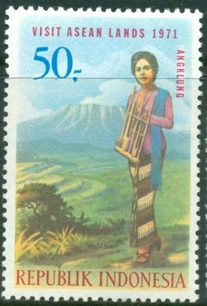 Indonesie 1971 - ZBL 694 - Stimulering toerisme, Verzenden, Postfris, Zuidoost-Azië