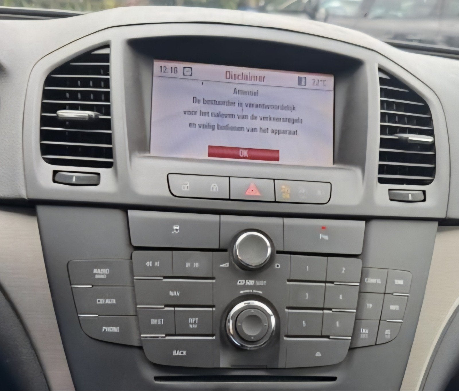 Opel insignia CD 500 navi - scherm., Ophalen of Verzenden