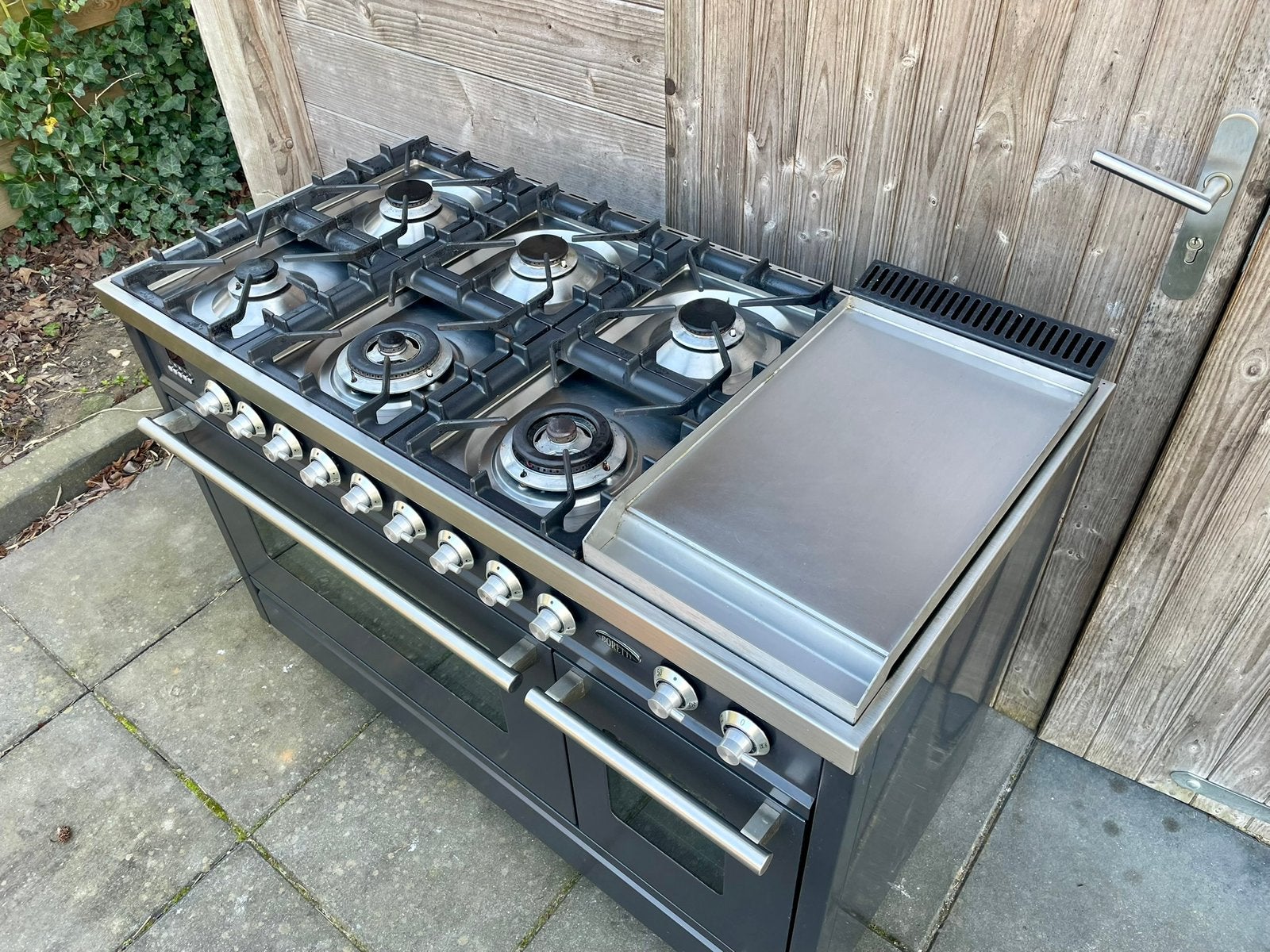 Uniek 120cm Boretti fornuis - gas- en elektrische oven!, Witgoed en Apparatuur, Kookplaten, Zo goed als nieuw, Inbouw, Inductie