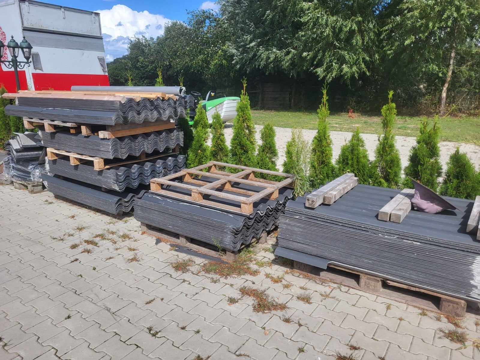 golfplaten met certificaat - ca. 750 m², Doe-het-zelf en Verbouw, Dakpannen en Dakbedekking, Ophalen, Overige materialen, Gebruikt