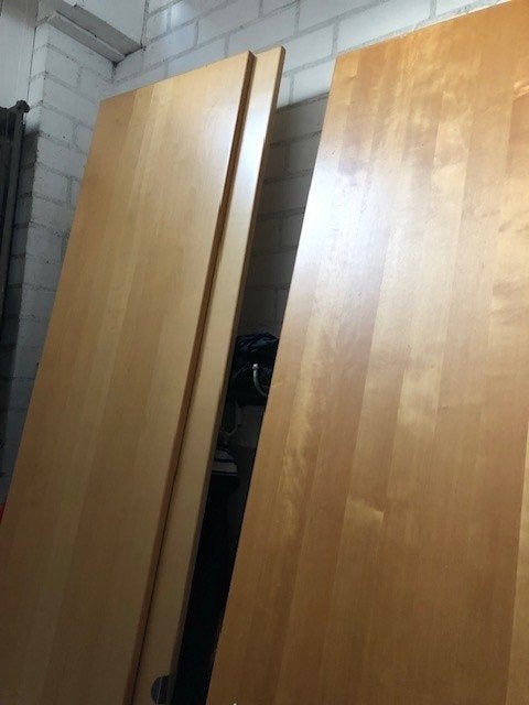 4 x Ikea kastdeur beuken 2.36 hoog 50 breed, Ophalen, Ikea stijl, 200 cm of meer, 50 tot 100 cm