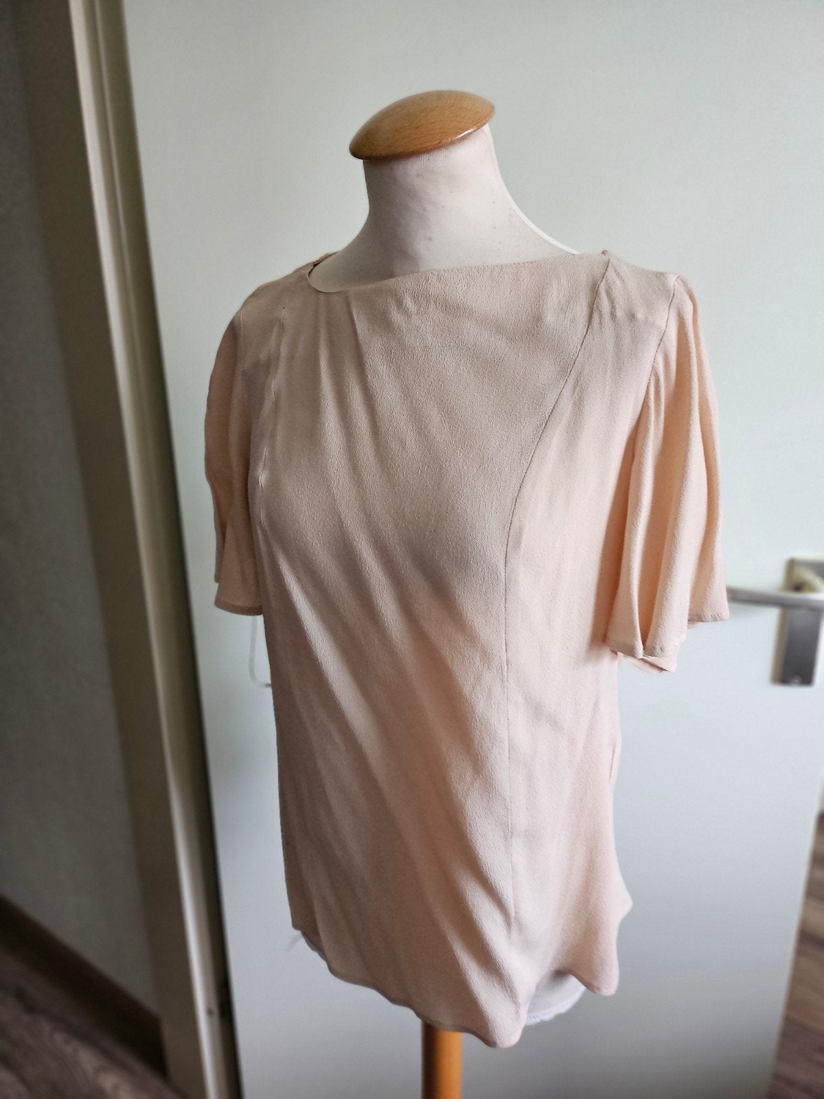 Trussardi Blouse, Beige, Nieuw, Ophalen of Verzenden, Maat 34 (XS) of kleiner