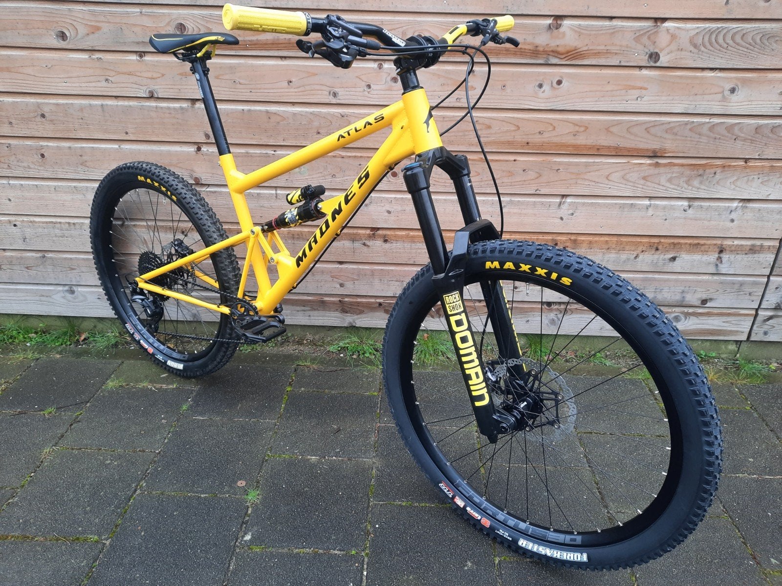 Madnes Atlas mullet full suspension, Fully, Zo goed als nieuw, Schijfrem, Ophalen
