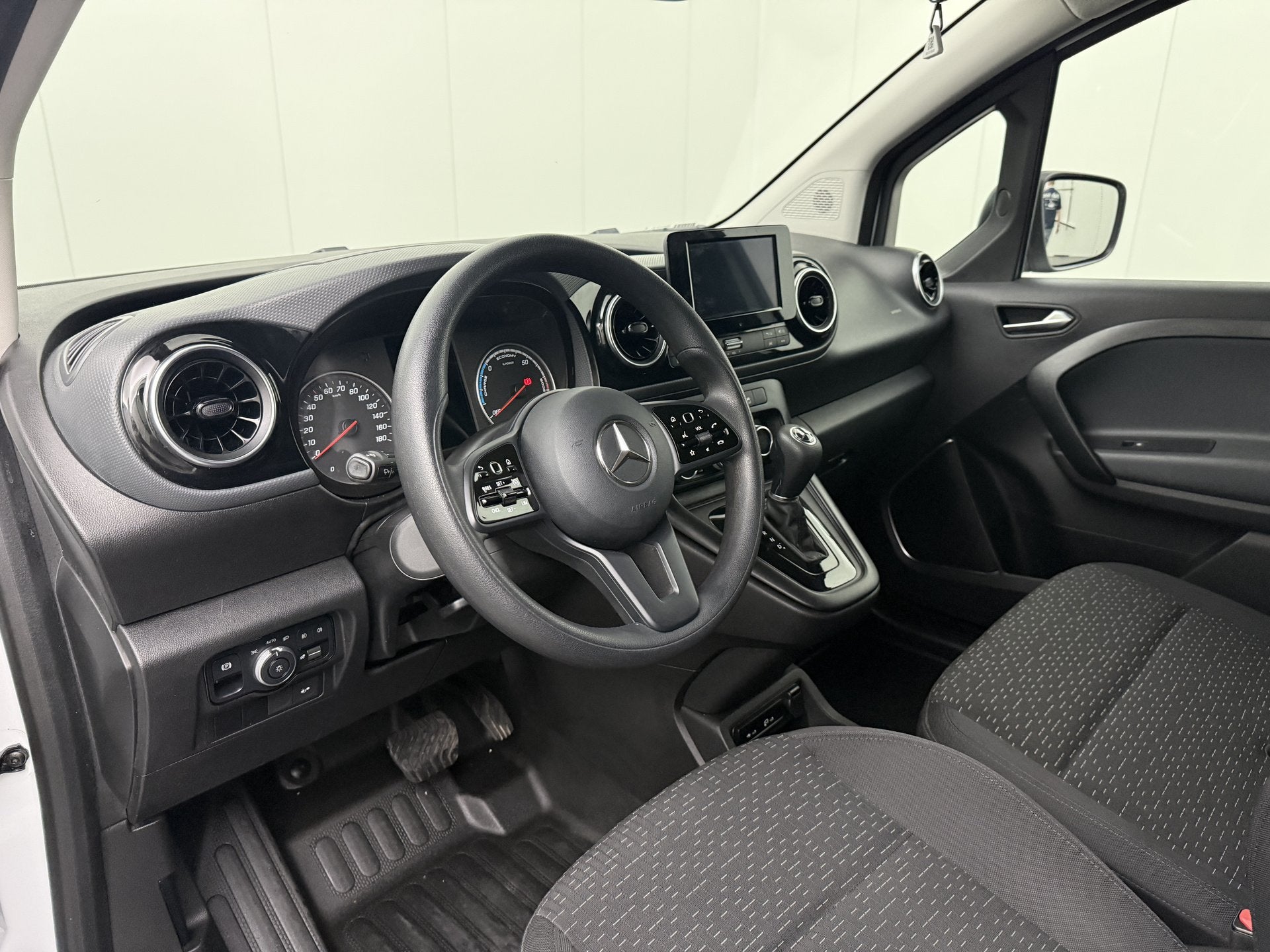 Mercedes-Benz Citan Elektrisch Lang | 3-Zits | Multimedia |, Automaat, Stof, Gebruikt, Zwart