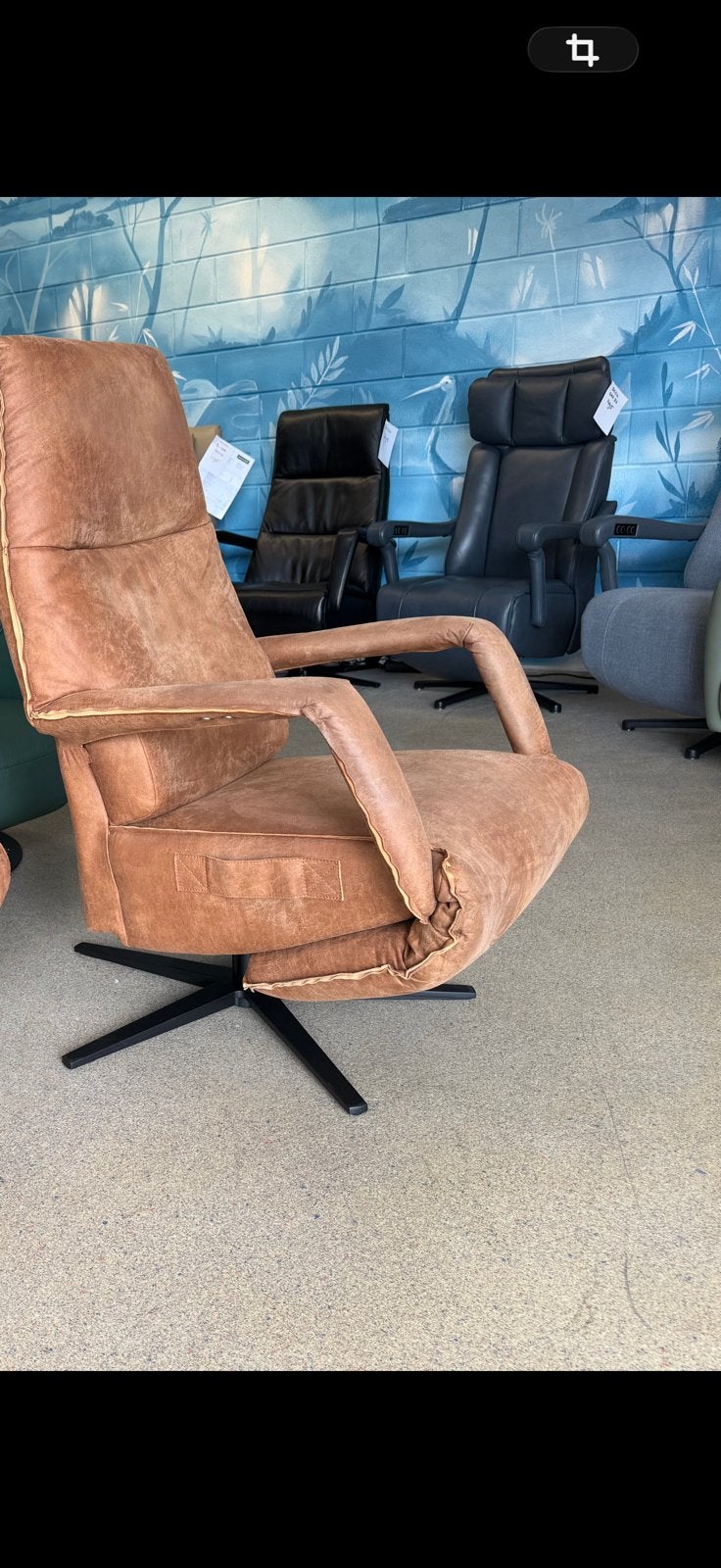Chill line relaxfauteuil relax stoel gratis bezorging, Ophalen of Verzenden, Zo goed als nieuw, Stof, Ruim 100 tweedehands relax fauteuils en sta op stoelen