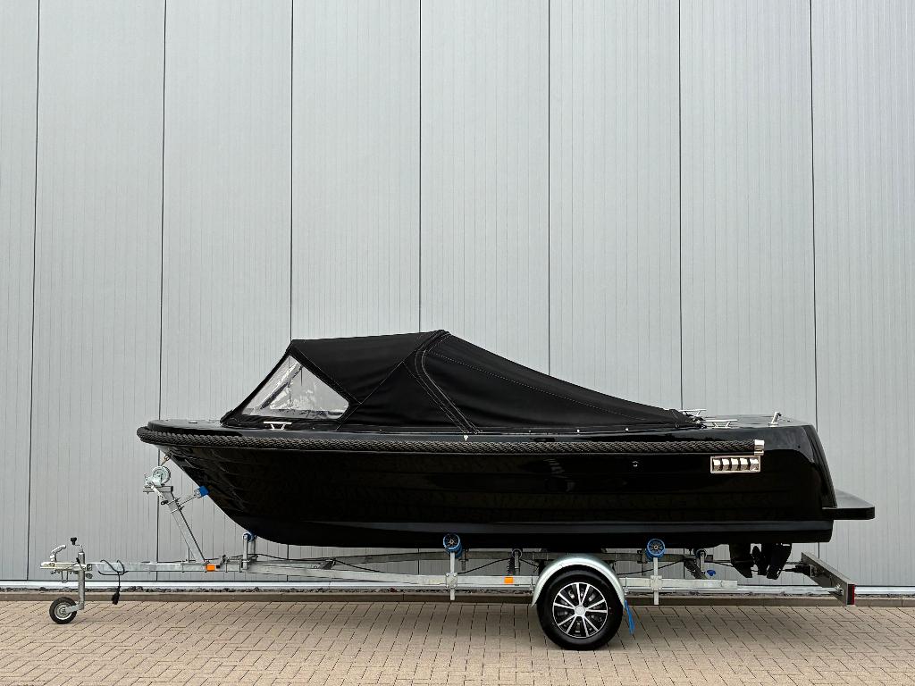 Admiral 550 Black Edition | 15PK Suzuki | Vaarbewijsvrij, Watersport en Boten, Sloepen, 15 pk, 2.00 meter, 2 m, Rondzit