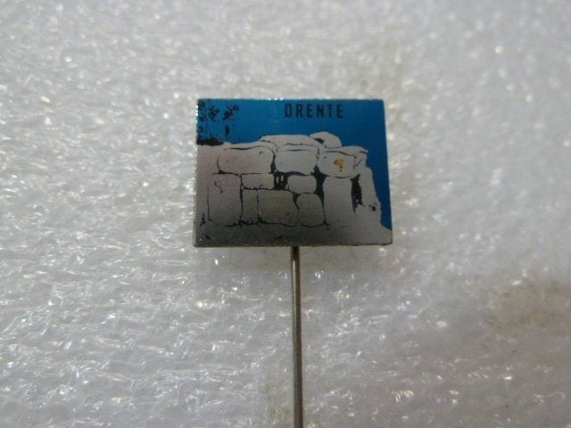 Vintage DRENTE Speldje - Provincie Drenthe Pin, Ophalen of Verzenden, Gebruikt, Stad of Land, Speldje of Pin