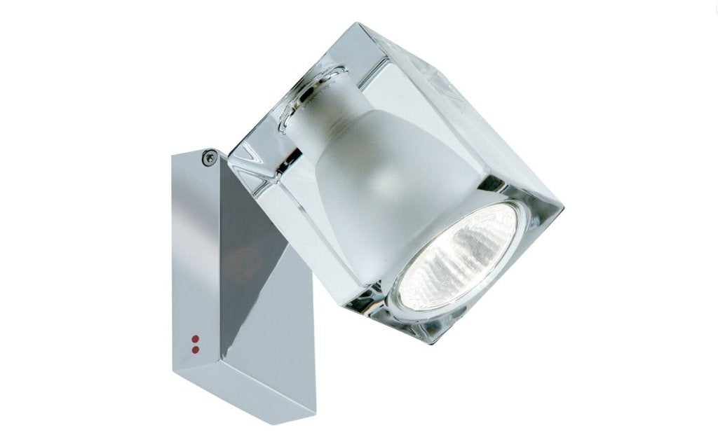 Fabian ice cube spotlight 2 stuks, Inclusief lichtbron, Verzenden, GU10, Zo goed als nieuw