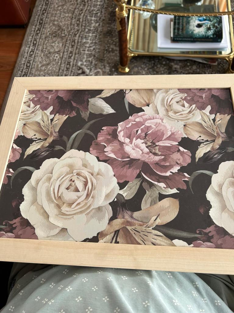 Dienblad voor op je schoot, Ophalen, Hout