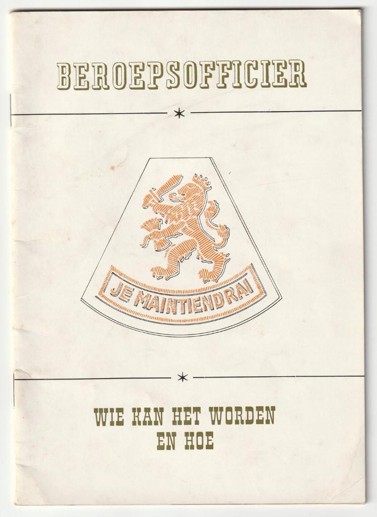 Boekje: Beroepsofficier - Wie kan het worden 1948, Verzamelen, Militaria | Algemeen, Landmacht, Boek of Tijdschrift, Nederland
