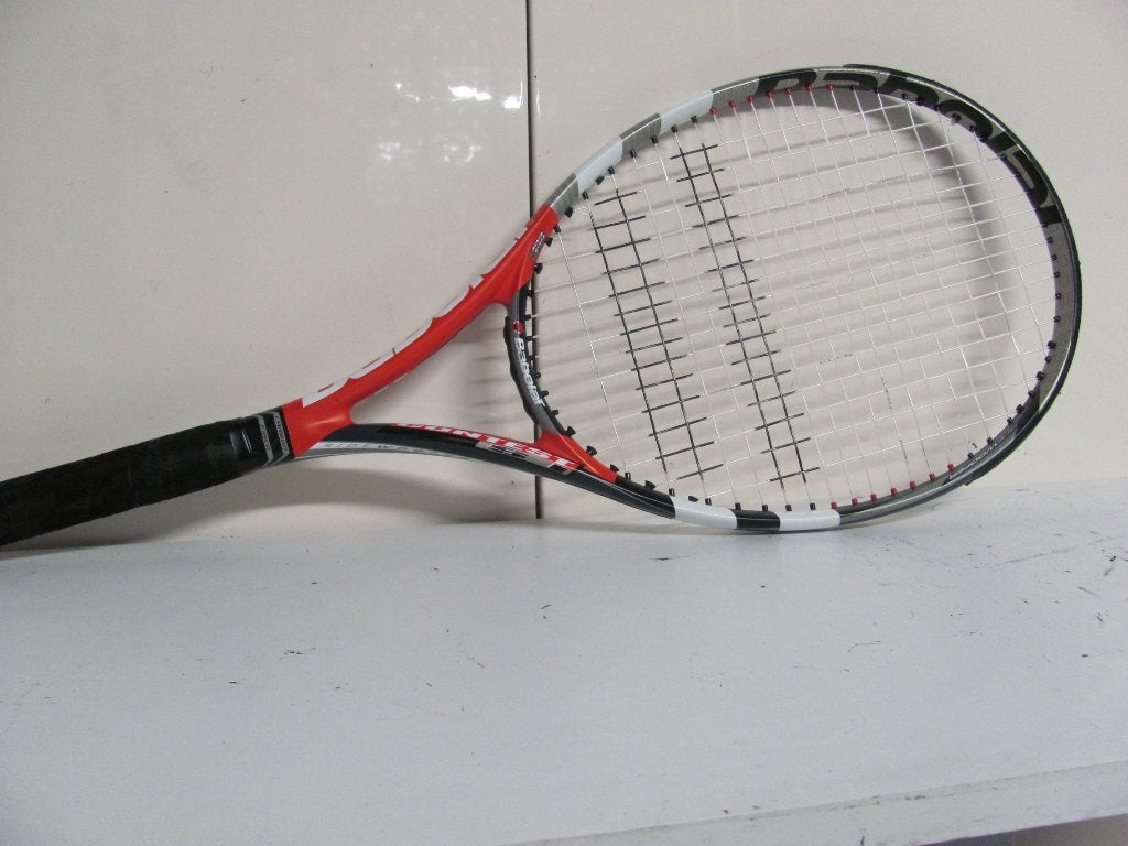 Babolat tennisracket de side woofer, Sport en Fitness, Tennis, Ophalen of Verzenden, Zo goed als nieuw, L0, Racket