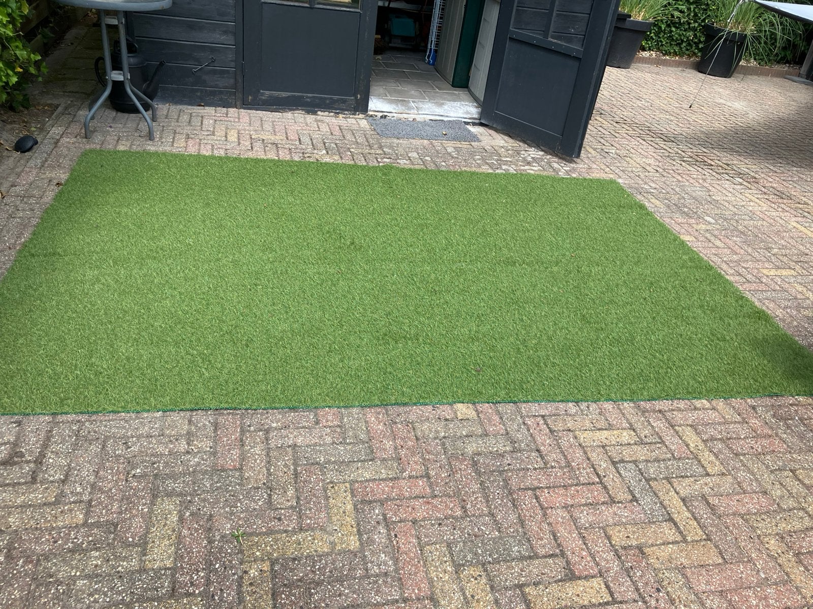kunstgras, Tuin en Terras, Gras en Kunstgras, Ophalen, Zo goed als nieuw, Minder dan 10 m²