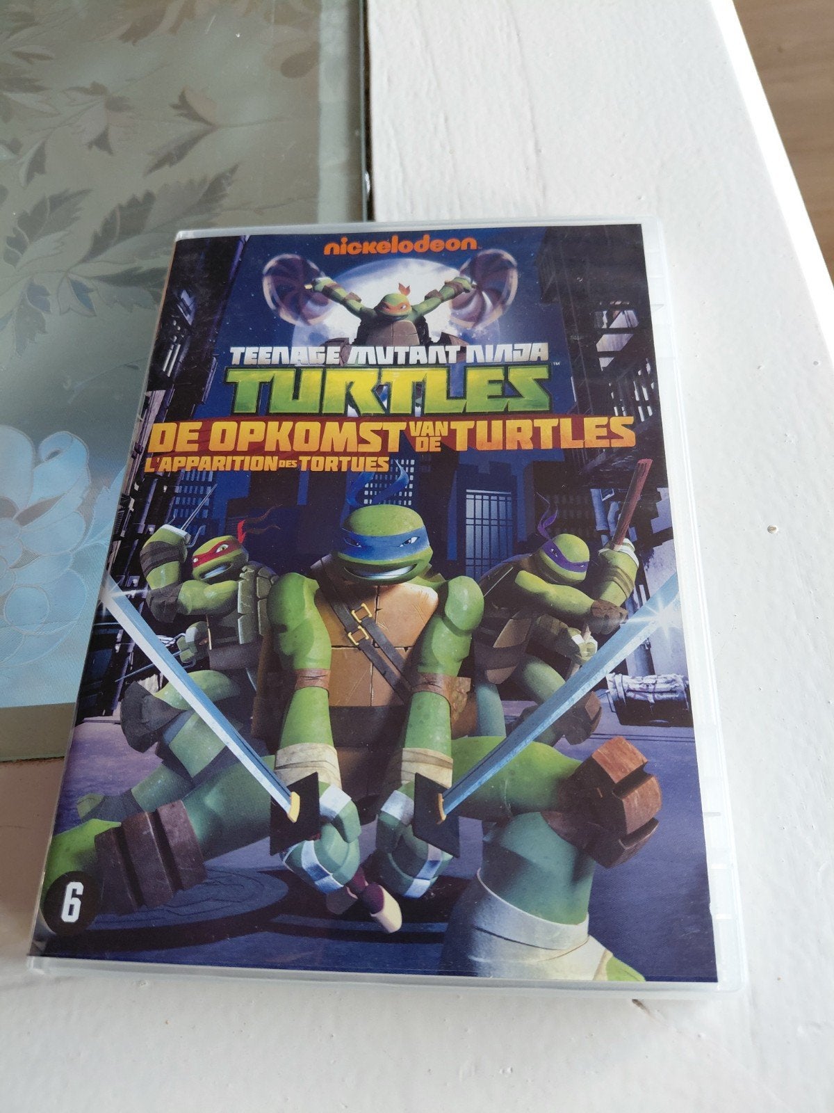Teenage Mutant Ninja Turtles opkomst van de turtles dvd., Animatie, Ophalen of Verzenden, Zo goed als nieuw, Alle leeftijden