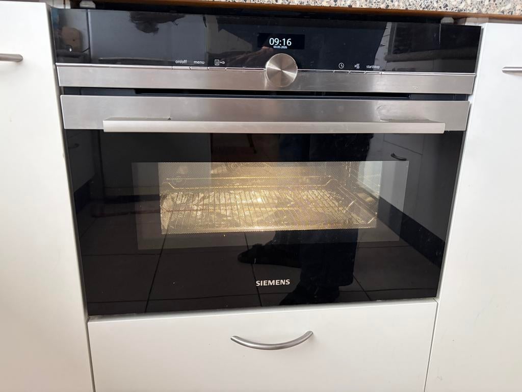 Siemens CM-633 gbs1, Witgoed en Apparatuur, Ovens, Ophalen of Verzenden, Zo goed als nieuw, 45 tot 60 cm