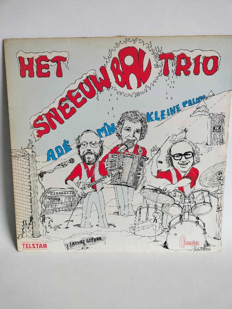 Het Sneeuwbaltrio - Adé m'n kleine paloma, Verzenden, Gebruikt, 12 inch, Levenslied of Smartlap